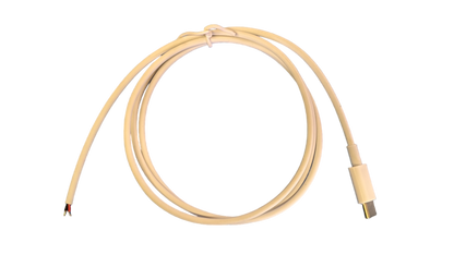 USB-C Power Cable with Wire End